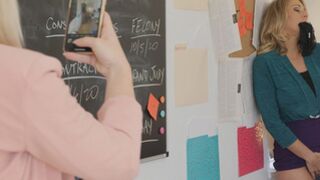 GIRLFRIENDS FILMS Lesbian Lawyer Caught Pussyrubbing By New Hottie - Katie Morgan, Paisley Porter