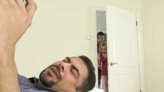 BIPHORIA Caught while masturbating to gay porn! - Kay Carter, Dante Colle, Draven Navarro