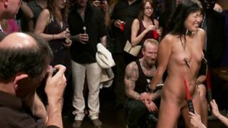 Asian slave shocked & ravaged public