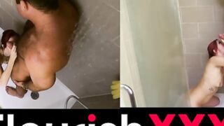 Pool Boy checks if the Carpet matches the Drapes! :O