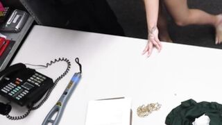 SHOPLYFTER Large tits Kiana Kumani gets fingered by Jakc Vegas