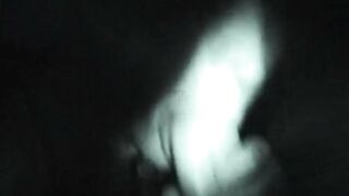 Naughty night vision BJ hoe sucks shaft