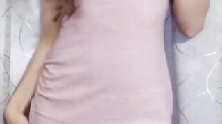 #skinny #longhair #sensual #littledress #pinkdress #