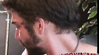 Deviant prick drips cum after passionate masturbation