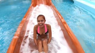 Waterpark fun & sex at home after with sexy Thai GF