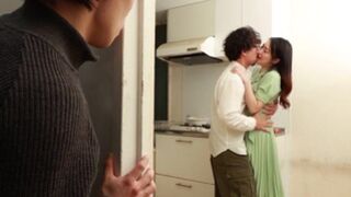 Japanese STEPMOM cheats on her hubby with a strapping young lad