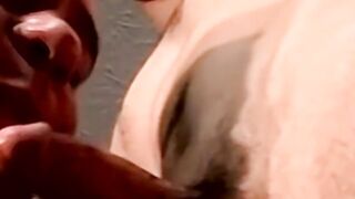 Tatted young amateur fills mature gays mouth with sexy cum