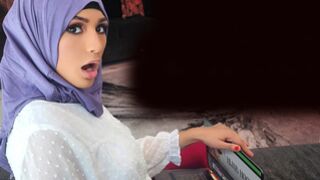 Virgin Arab teen stepsis tries to fit in the American culture