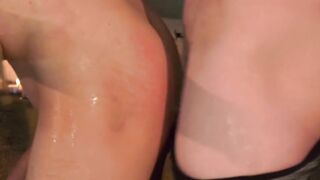 Wax tormented slave booty ravaged by dominant young master