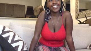 Big tits buxxom African amateur puts out on a fake casting call