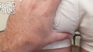 The Blonde Teen Has A Very Tight Pink Cunt