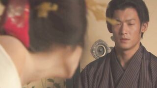 Oriental Beautiful Babe Takes On A Much Younger Shaft In This Film