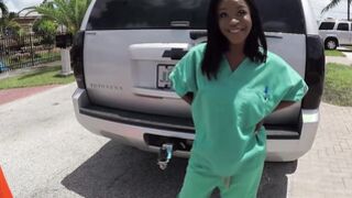 Smiley Nurse Banged For Roadside Assistence