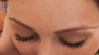 Pocket-sized Teen Struggling with an Average Meat