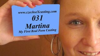 Martina's first porn casting