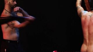 Muscular Draven Torres takes a flogging hard & fast & wants more