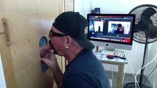 Rainy Day Gloryhole Blowjob