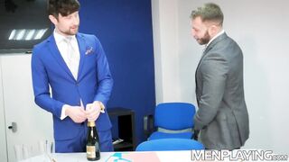 Bottom Drew Dixon is double fucked by Diego Reyes & Sir Peter