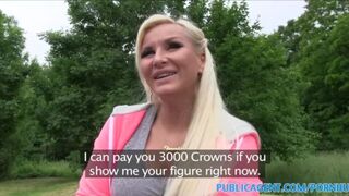 Big Breasted Blonde Screwed Outdoors