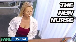 Blonde Nurse Makes the Doctor Cum Twice - Fake Hospital