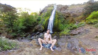 Sexy hiker goes solo