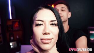 Alluring Tattooed Goth Lacey Jayne Gets Unforgettable Snatch Pounding