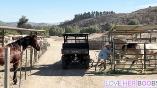 Titty Cowgirl Blake Blossom Ravaged By Her Neighbor