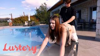 Poolside Russian Amateurs Get Naughty