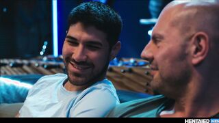 Gay Freeze Porn - Latina Bareback Time Stop Sex with Gus Torres & Dimitri Venom
