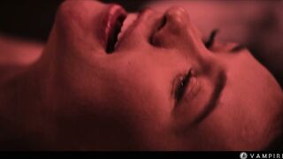 Sexy Vampire Girls Having Passionate Lesbian Sex - 69 Scissoring Muff Eating & M