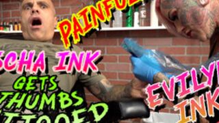 Sascha Gets a Very Personal Tattoo Then Fucks His Tattoo Artist Evilyn Ink